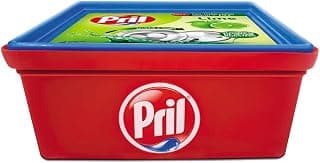 Pril Dishwash Tub 500gm | Dish Cleaner with Goodness of Lime | Removes Tough Stains and Malodour | With the Power of Active Boosters | Leaves No Residue, Grease Cleaner For All Utensils