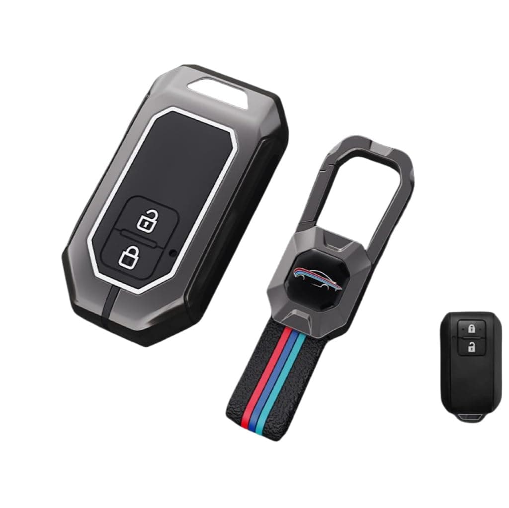 Contacts Car Key Cover for Maruti Suzuki 2-Button Key – Compatible with Alto, Wagon R, Swift, Dzire, Celerio, Baleno, Ertiga & More
