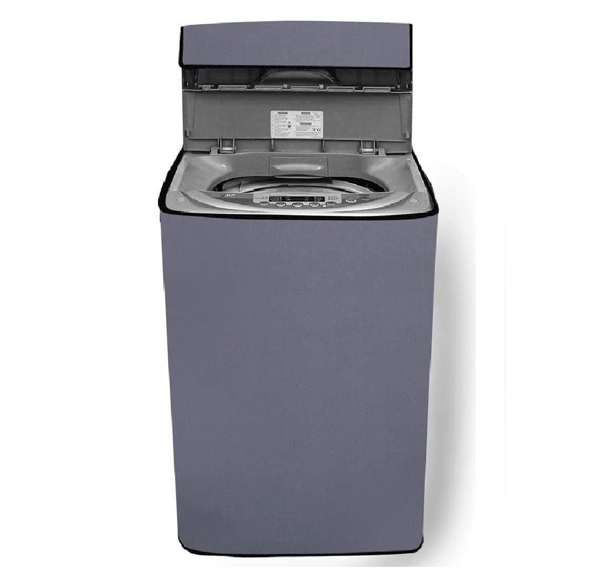 Da Anushi Waterproof & Dust-Proof PVC Full Closure Washing Machine Cover For LG-6.5KG-T65SNSFIZ Top Loading Fully-Automatic Washing Machine (Grey, LG-6.5KG-T65SNSFIZ)