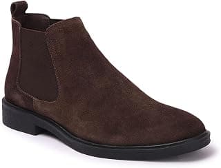Carlton London Men's Chelsea Slip-On Round Toe Comfortable Boot