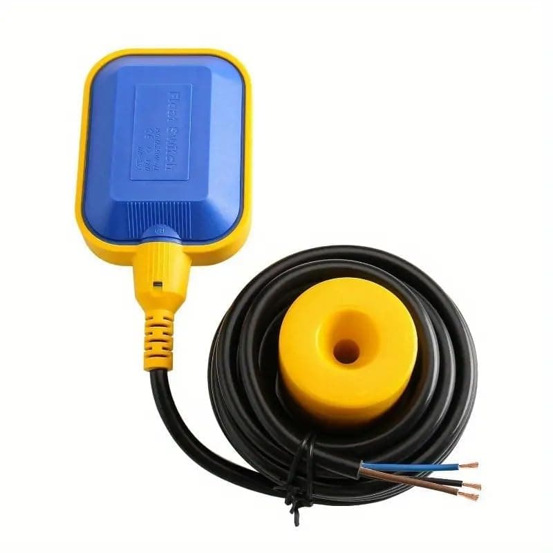 HYDRO FLOW Automatic Water Level Controller Float Switch | Motor Auto On/Off System for Water Tank | Fully Automatic Cut-Off Sensor with 3 Meter Wire (Pack of 1)