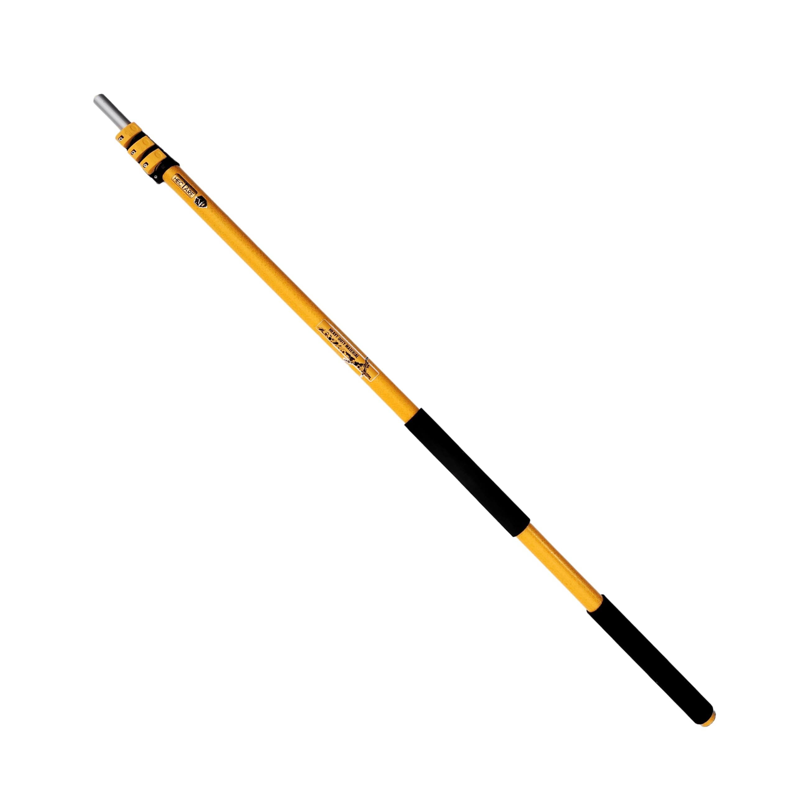 HECTARE 18 Ft FRP Telescopic Pole | 1.7 kg Lightweight Non-Conductive Extension Pole | Heavy Duty 4-Stage Pole for Fruit Picking, Ceiling Cleaning, Window Washing & Roof Maintenance