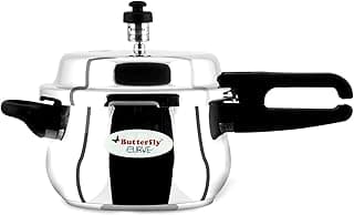 Butterfly Curve 3 Litres Stainless Steel Outer Lid Pressure Cooker | TRIPLY Base | Induction & Gas Stove Compatible | Triple Safety | ISI Certified | 5 Years Manufacturer's Warranty