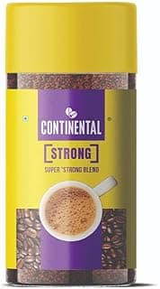 Continental Strong Coffee Powder 50g Jar | Instant Coffee with Bold Flavor | Rich Aroma | Perfect for Espresso, Cappuccino, and Black Coffee Lovers