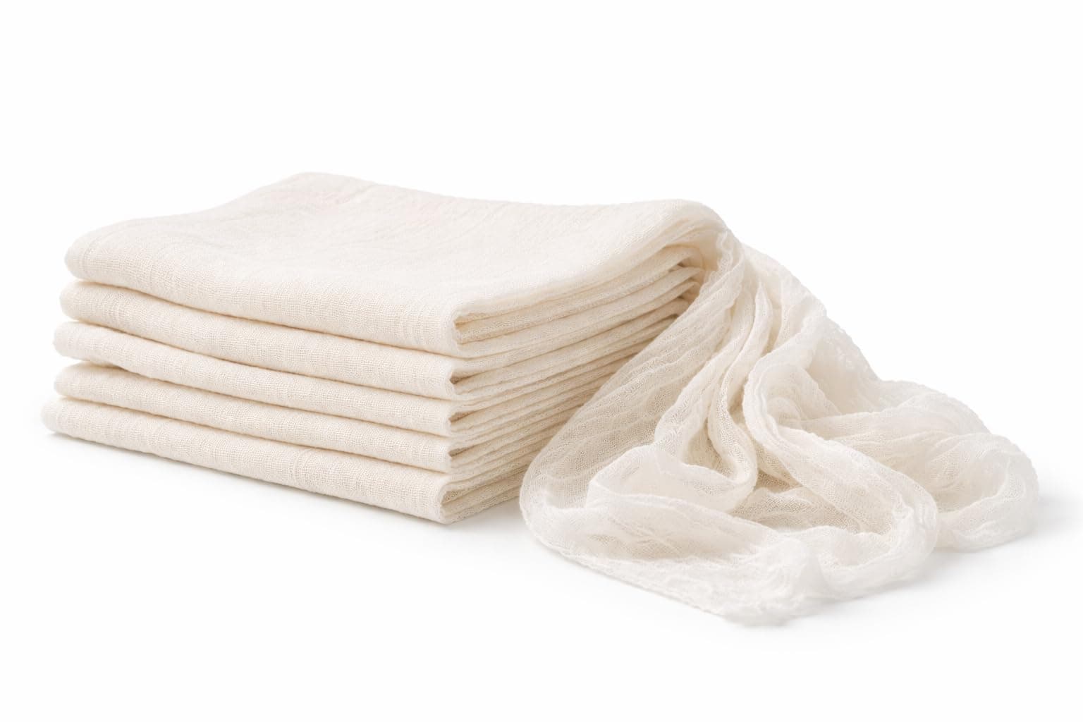 Amazon Brand - Umi 5 Meter Reusable Pure Cotton 90 Grade Cheese Cloth for Straining, Cooking, Paneer, Curd, Ghee & Kitchen Use (500x100 Cm)