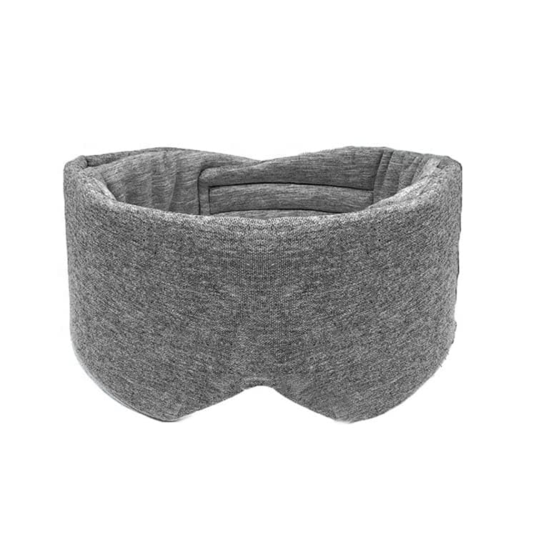 24x7 eMall Cotton Sleep Mask Blackout Comfortable & Breathable Eye Mask for Sleeping Adjustable Blinder Blindfold Airplane Best Night Companion Eyeshade for Women Men Kid Grey