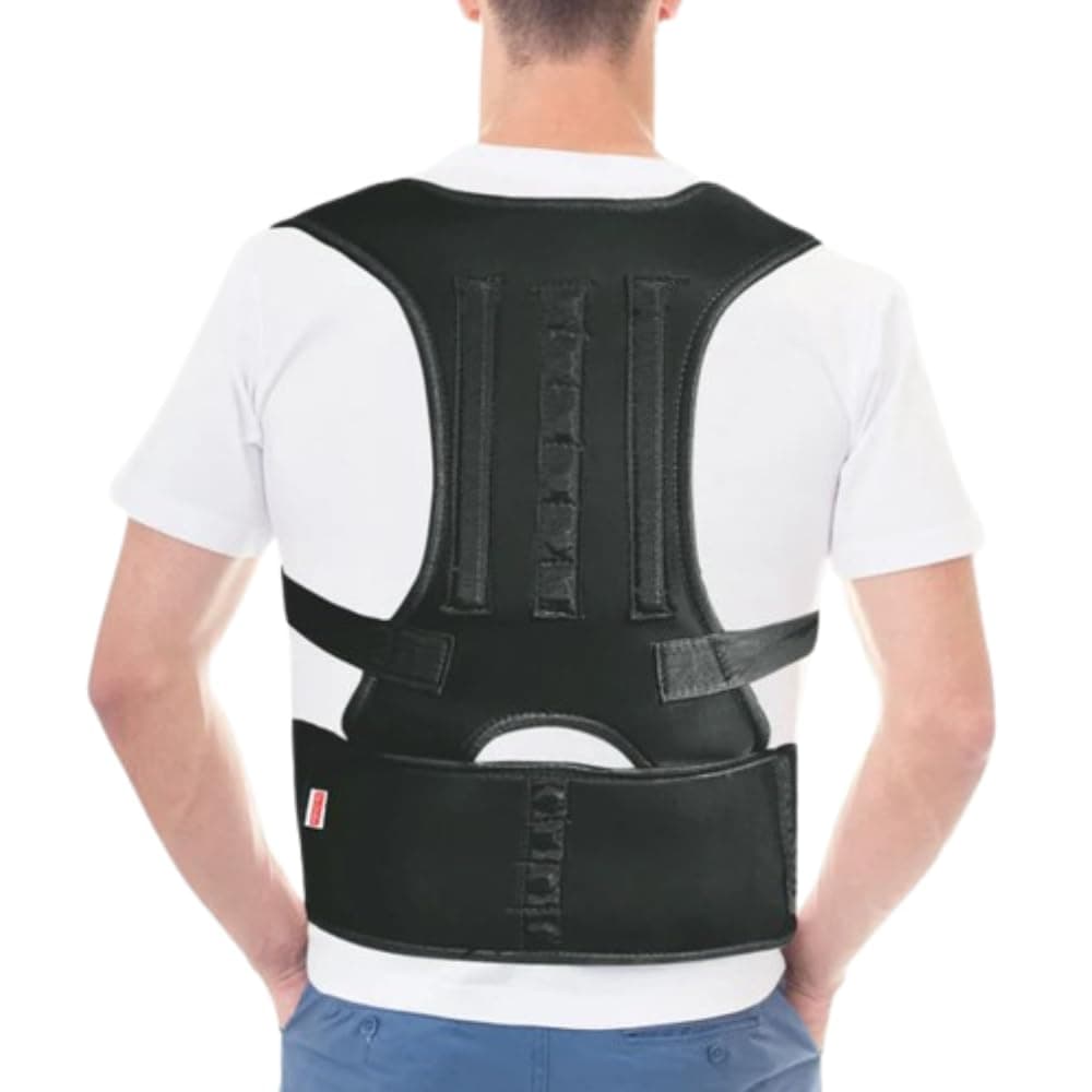 Dr.Ortho Posture Corrector Belt For Back & Shoulder, Back Support Belt for Men & Women, Back Straightener Brace For Spine & Body Posture Correction - One Size