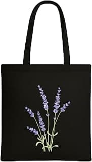 STRUTT Foldable Canvas Tote Bag for Women, Tote Bag for College Girls,100% Organic Cotton Reusable Shopping Bag for Grocery, Eco-Friendly Multi-Purpose Bag for Travel & Daily Use- Purple Lilac
