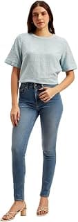 Levi's Women's Mid Rise 721 Skinny Blue Jeans