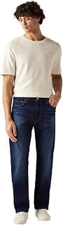 Levi's Men's 555 Blue Relaxed Straight Fit Mid Rise Jeans