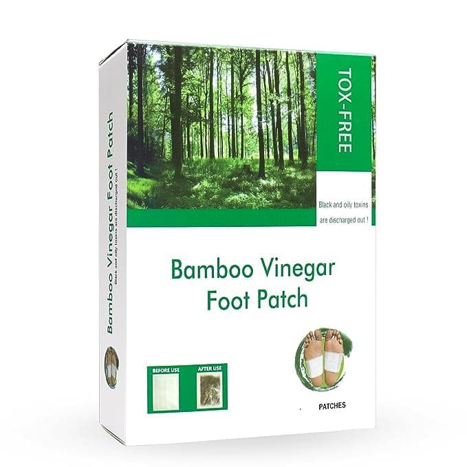 MURTI EXPORT Foot Pads for Stress Relief Sleep - Remove Toxins, Rest and Pain Free, Premium Organic Adhesive Foot Patches(1 BOXES=Patches) (Functions)