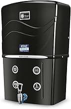 KENT Grand RO Water Purifier | Advanced RO Tech for Sabse Shudh Paani | RO+UF+TDS Control + UV LED Tank | 8L | 20LPH Flow | Ideal for Borewell/Tanker/Municipal Water | Largest Service Network | Black
