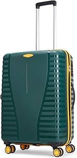Aristocrat Medium Polypropylene Airpro Plus Check-in 66 Cm() 8 Wheel Spinners Trolley Bags for Travel Hard Case Luggage, Lightweight Bag with TSA Lock & Anti-Theft Zipper(Green), Grey