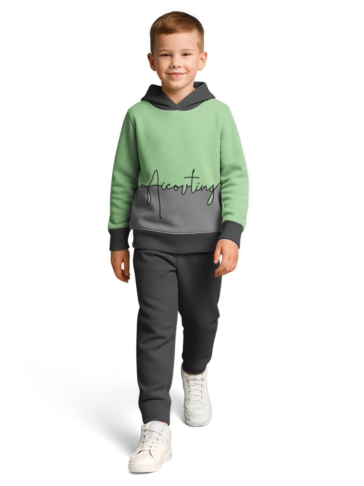 HELLCAT Trendy Co-ords With Hoodie Sweatshirt and Trackpant Clothing Set for Boys