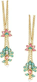 Shaya by Caratlane| 925 Silver| Yaadon Ki Baarat Kanauti Earrings in Gold Plated | Gifts for Womens & Girls