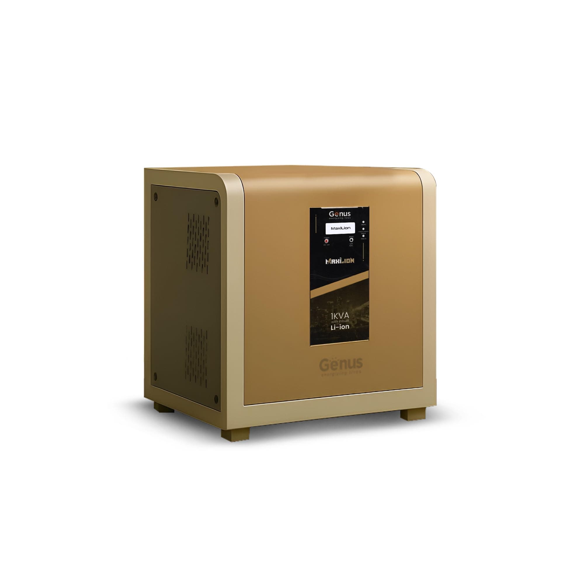 Genus MaxiLion 1000 VA Inverter with Upto 12 Year Life Integrated 1280Wh Lithium-Ion Battery for Home Office & Shop - Full 5 Year Product Warranty