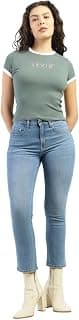 Levi's Women's High Rise 724 Slim Straight Fit Light Jeans