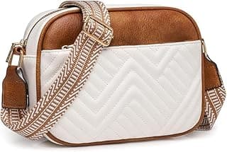 INOVERA (LABEL) Faux Leather Sling Bag for Women - Girls Travel Crossbody Bags with Adjustable Strap - Ladies Shoulder Purse Stylish Handbag