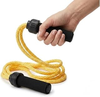 BURNLAB Premium Weighted Skipping Rope with Extra Thick cable (280)