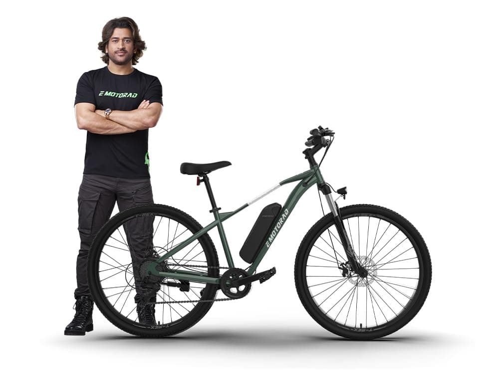 EMotorad T-REX AIR Electric Cycle | 50km Range | 7-Speed Multi Gears | Unisex E-Bike