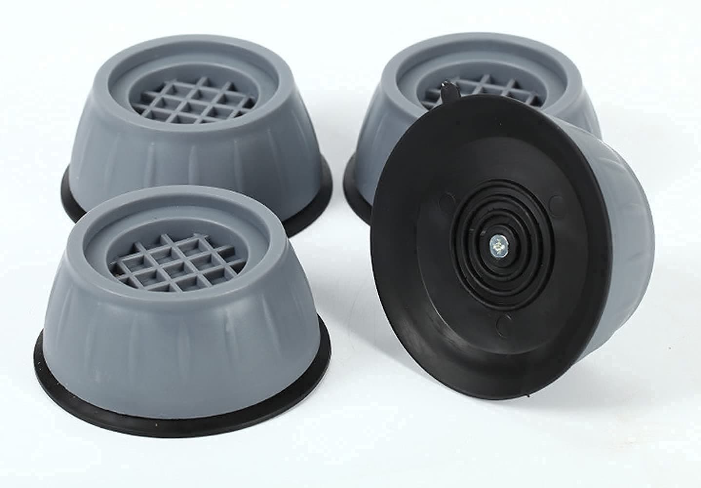 ARDAKI Washing Machine Anti Vibration Pad, Refrigerator Stand, Washing Machine Stand, Furniture Base Stand, Fridge Stands, Furniture Leg, Anti Slip, Anti Noise and Vibration (Pack of 4)