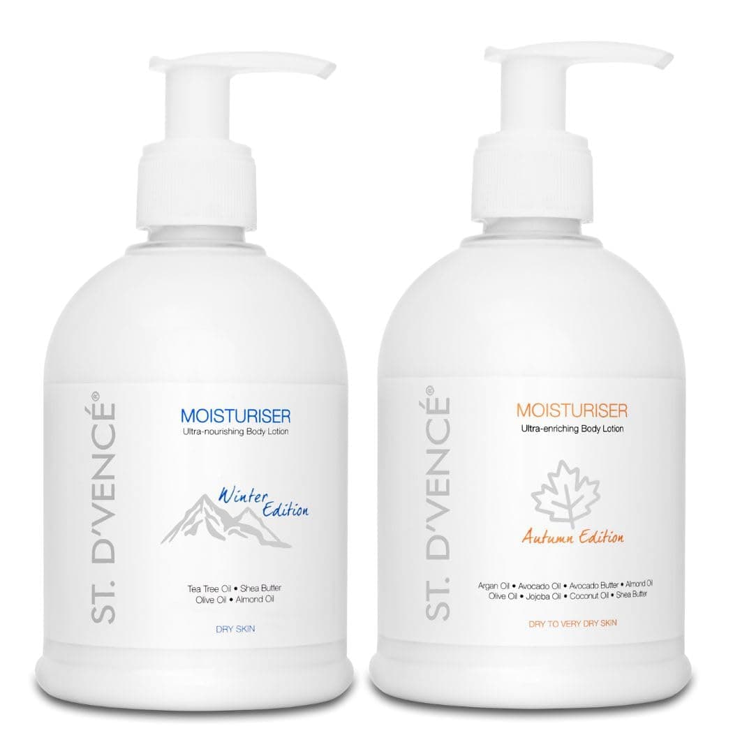 ST. D'VENCÉ Winter Edition Body Lotion (300 ml) + Autumn Edition Body Lotion (300 ml) | Super Save Kit (300ml x 2)