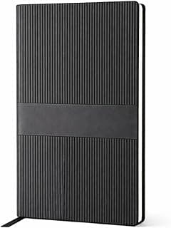 AccuPrints A5 Premium Soft Bound Notebook Diary | 192 Pages, 80 GSM | Stylish Black Journal for Office, Study & Personal Writing | Daily Planner & Gift Notebook for Men & Women