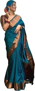 Avantika Fashion Women's Kanjivaram Soft Semi Silk Banarasi Sarees With Blouse Piece