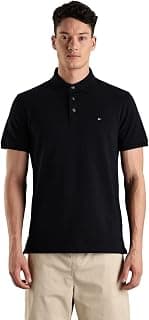 Tommy Hilfiger Solid Slim-Fit Cotton Polo T-Shirt
