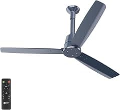 Orient Electric Newly Launched 1200 mm Proton BLDC | BLDC energy saving ceiling fan with Remote |BEE 5-star rated | Saves up to 50% on electricity bills | 3 year warranty by Orient | Steel Blue