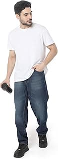 Spykar Men's Renato Loose Fit Mid-Rise Casual Jeans