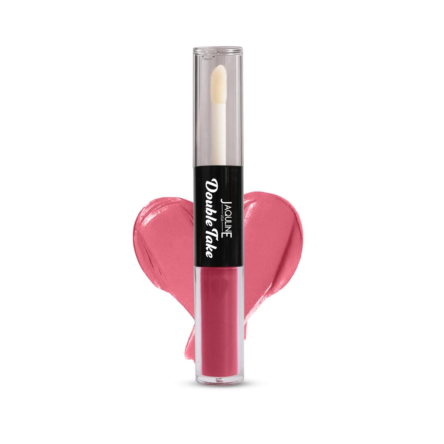 JAQULINE USA Double Take Matte & Gloss Lipstick | Dual Finish | Long-Lasting | Non-Transfer | High Shine & Intense Color - Hazelnut Roast 03, 6.5 ml