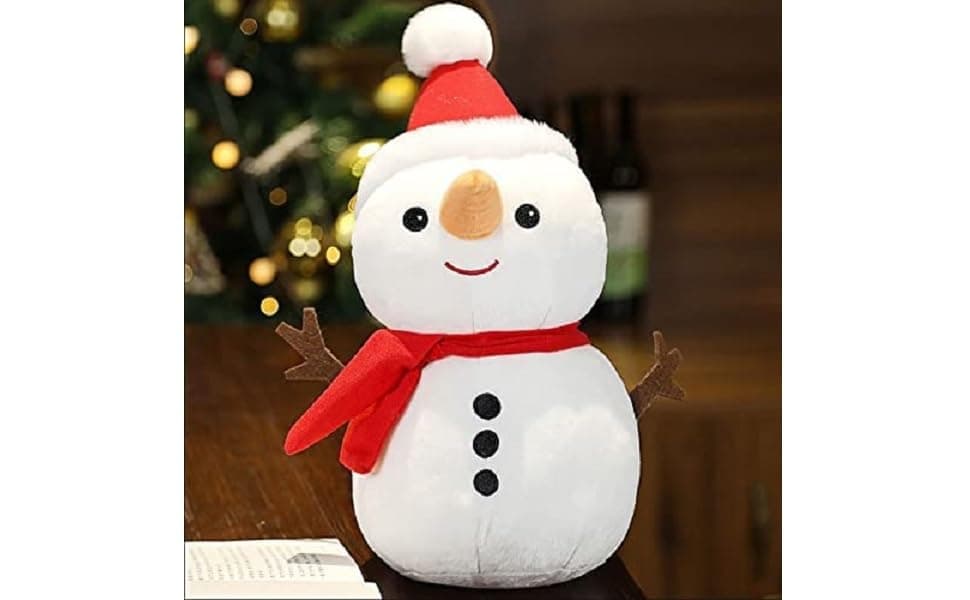 Niku Snowman Soft Toy for Kids Girls Boys | Teddy Bear | Santa Claus Christmas Gift and Decoration