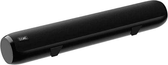 Boat Aavante Bar 610, 25W Signature Sound, 2.0 CH with Dual Passive Radiators, 7 HRS Battery, Sleek Design, Multi Connectivity, Bluetooth Sound Bar, Soundbar Speaker (Charcoal Black)