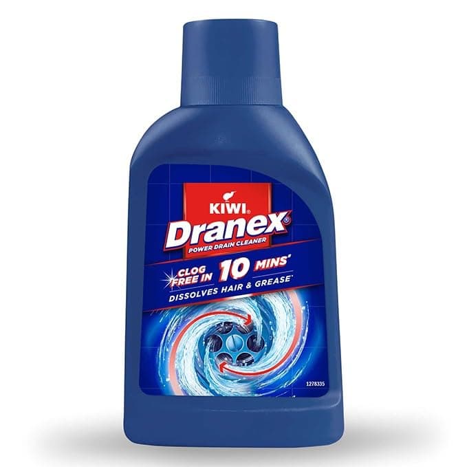 Kiwi Mr. Muscle Kiwi Dranex Drain Cleaner Powder, 375g | Removes Clogs, Blockages in Washbasin, Septic Tank, Sinks, Pipes in Just 30 Minutes