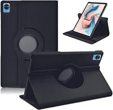 Glaxx Flip Cover for Realme Pad Mini 8.7 inch Rotating Flip Case Cover - Black
