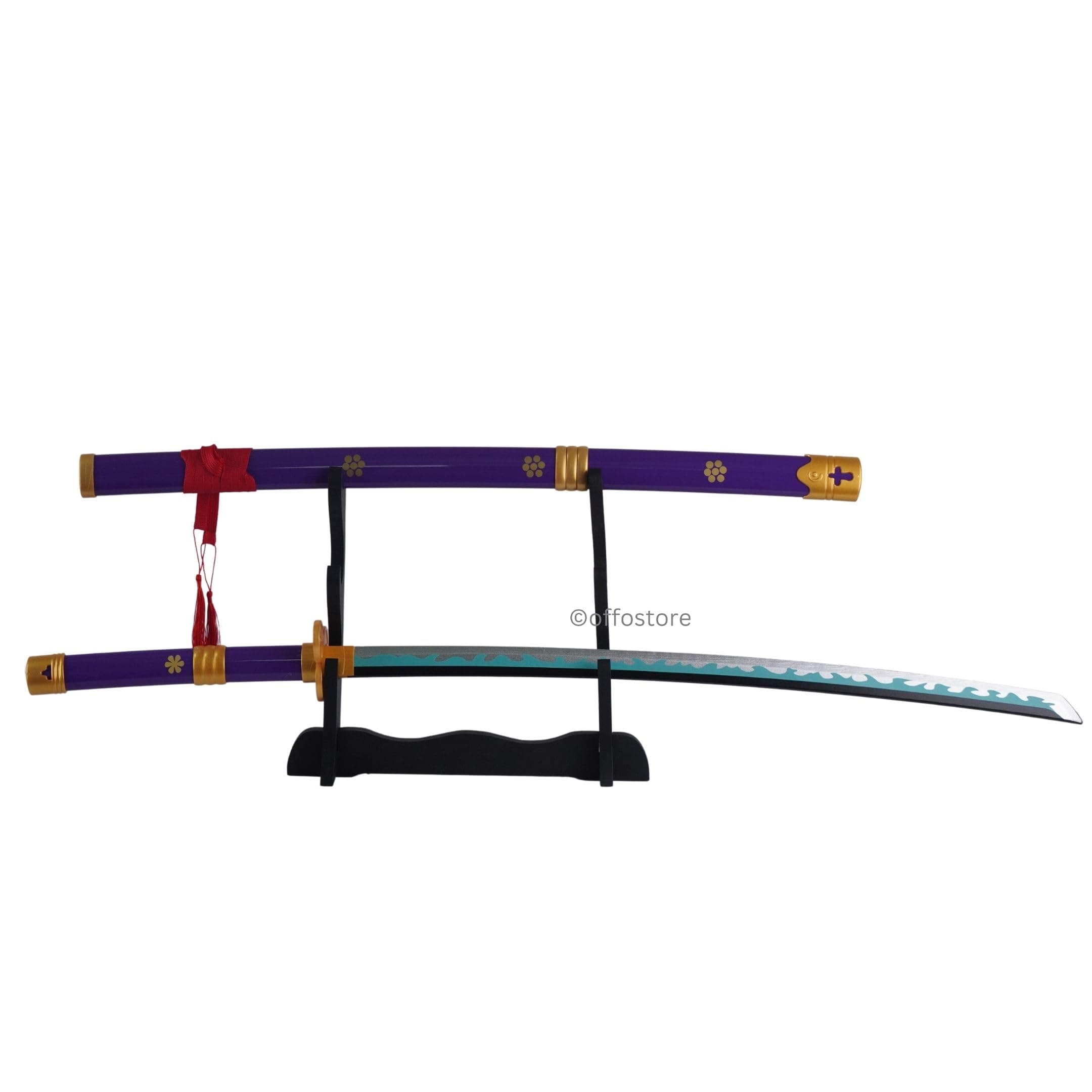 OFFO Anime Wooden Practice Katana Inspired by One Piece Zoro’s Enma | Premium Training & Display Collectible for Martial Arts, Cosplay & Decor | Ideal Gift for Anime Lovers