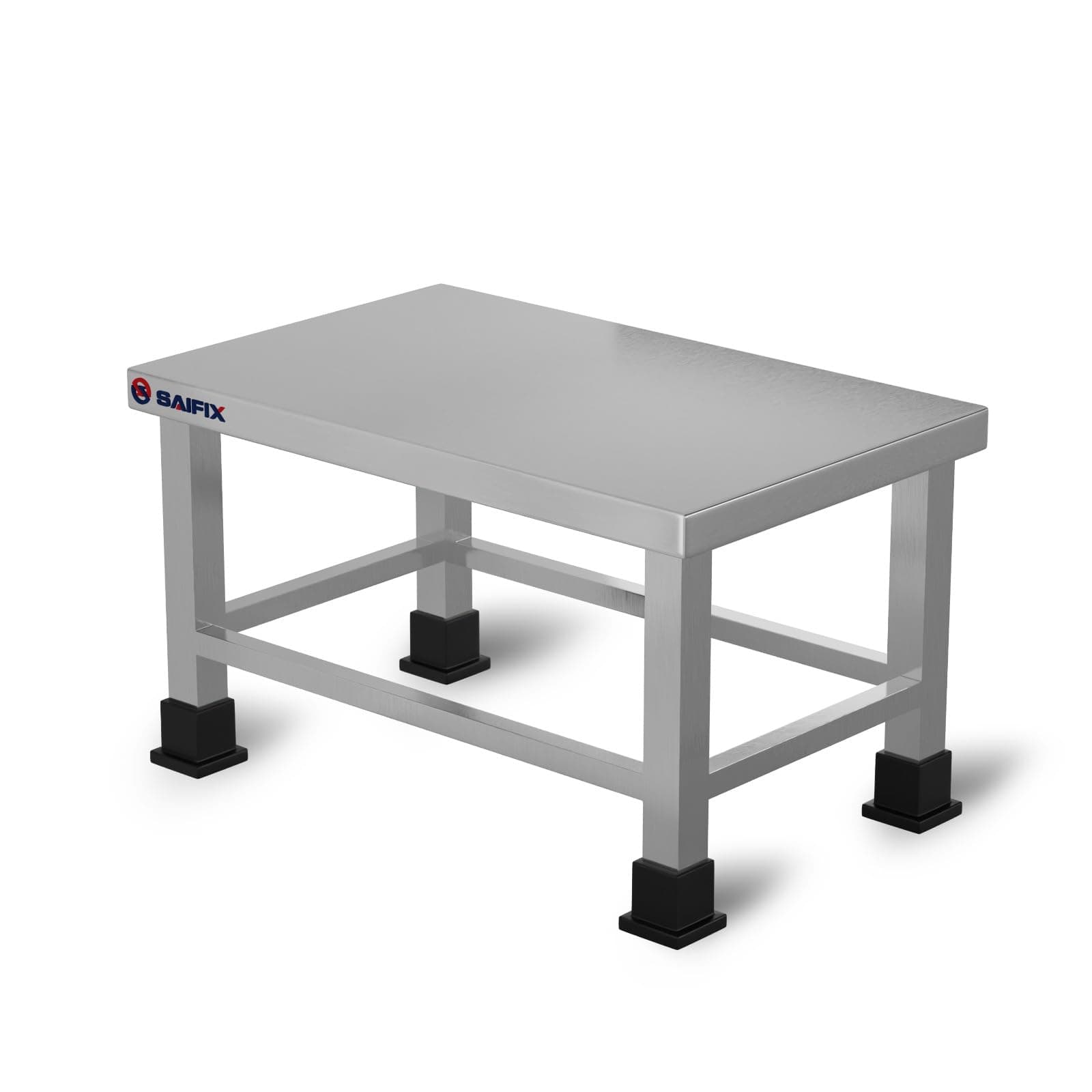 MILAD SAIFIX Stainless Steel Small Stool for Home, Kitchen, Office, Furniture etc.(33 L x 20 W x 22 H CM's)