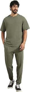 NOBERO Moses Oversized Co-ord Set for Men | Textured Co-ord set for men | Oversized Fit | Matching Top & Bottom | Premium Fleece Fabric | Casual & Streetwear