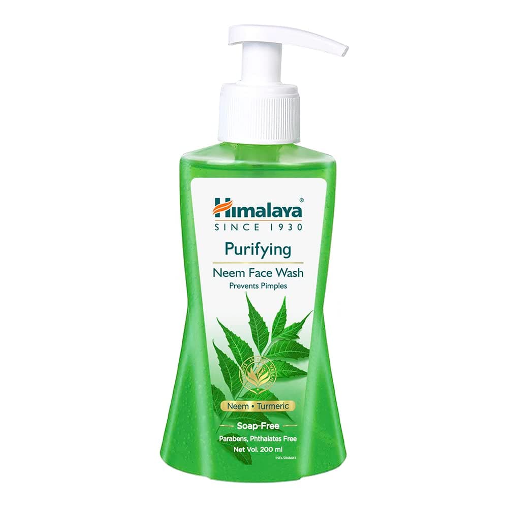 Himalaya Purifying Neem Face Wash|Clinically proven to fight against acne and pimples|Gently cleanses|100% naturally derived Neem|Works from 1st wash|For both men and women|200 ml