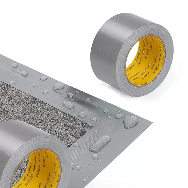 BONZELLA Heavy Duty Duct Tape, 50 mtr X 50 mm Industrial Strength Waterproof Duct Tape, Multipurpose Adhesive Tape, Easy to Tear, No Residue, for Indoor & Outdoor Use, Weather Resistant (2inch X 50M)