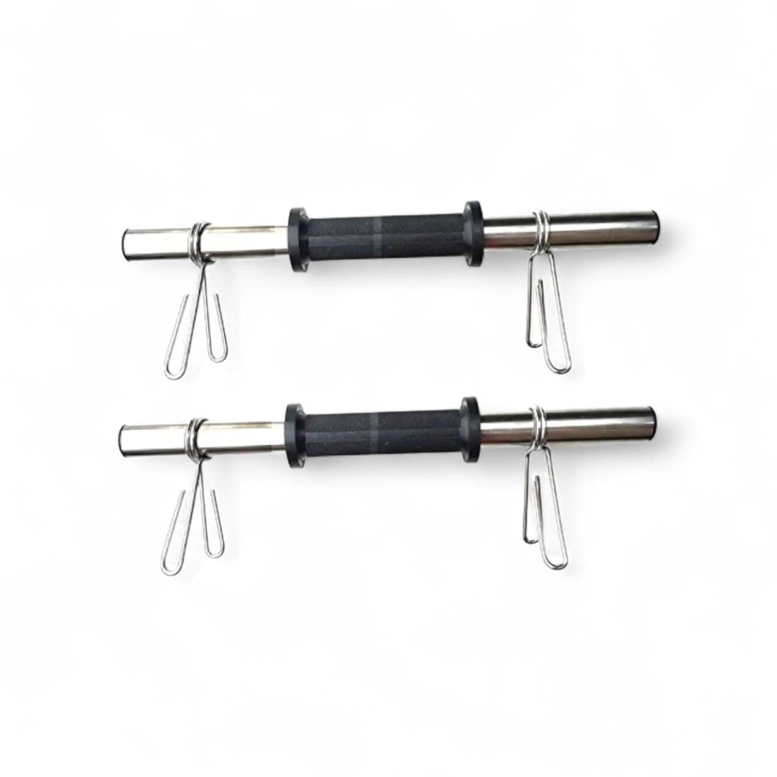 PROTONER WEIGHT LIFTING DUMBELL RODS 14 INCHES WITH SPRING LOCKS