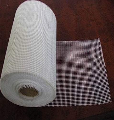 Megazone Fiber Mesh Glass Coated Roll 45 Gsm for Waterproofing, Roof/Crack Patch/Wall Repair, Wall Coating/Plastering mesh, Chicken mesh, Murga Jali (12 Inch X 50 Meter)
