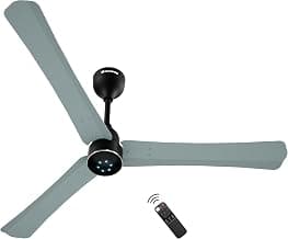 atomberg Renesa Halo Smart Alexa Enabled 1200mm BLDC Ceiling Fan with Remote | BEE 5 star | High Air Delivery | Low noise | LED Speed Indicator | Sleek Design | | 3 Year Warranty |Misty Teal