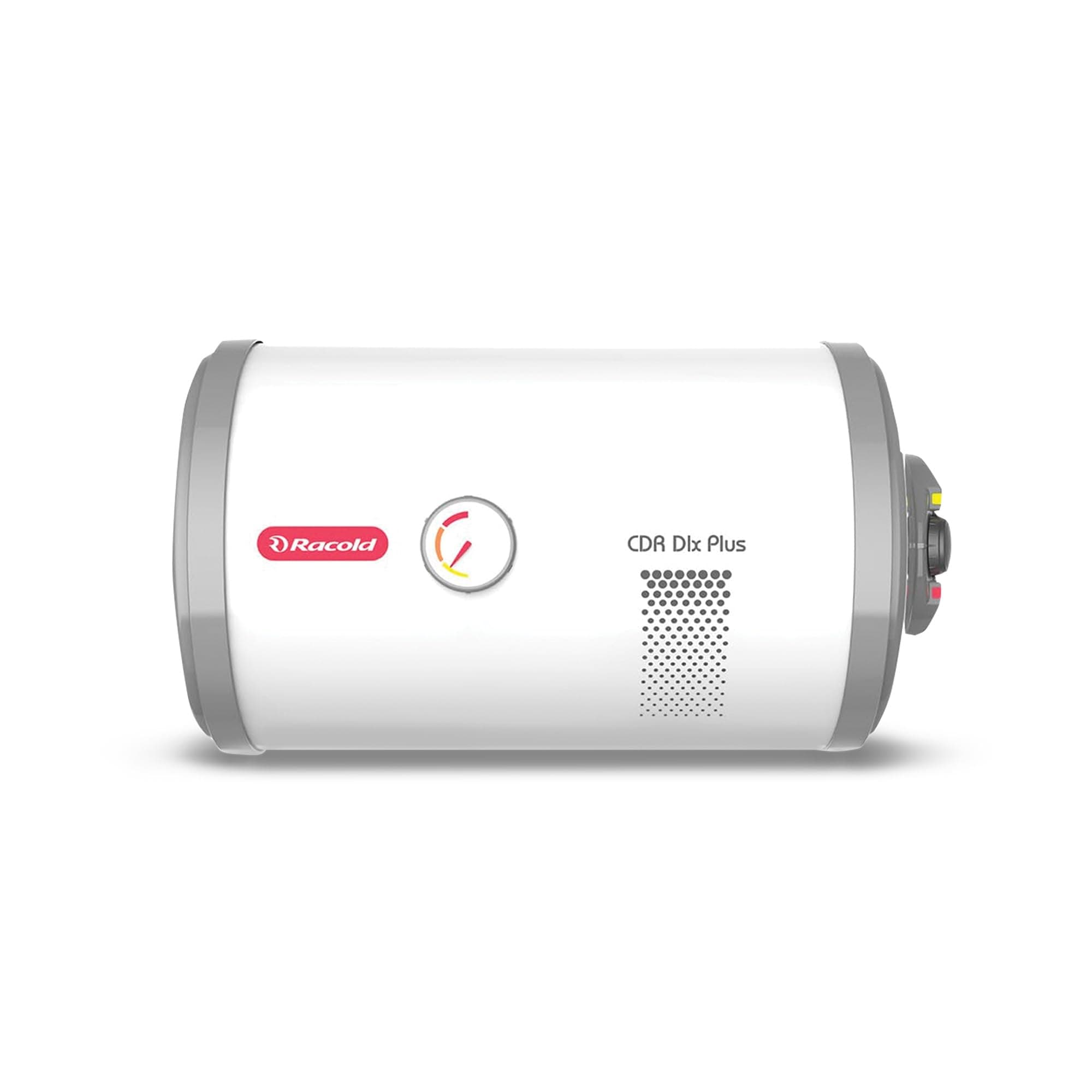 Racold CDR DLX Plus 25L Horizontal Energy Efficient Storage Water Heater(Geyser) with Free Standard Installation & Pipes|Temperature Display & Knob|Fits Under False Ceilings|Titanium Enameled Coating