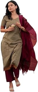 ANNI DESIGNER Women's Rayon Viscose Straight Kurta Set with Pant and Dupatta | Stylish Long Kurti Dress for Festive, Party, and Ethnic Wear