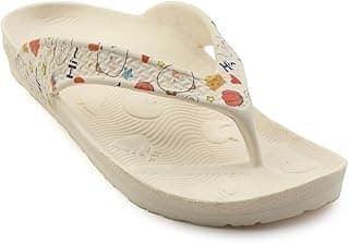 Liberty A-HA HAPPI-LE Casual Slipper For Women - Beige | Slip-on/Flip Flops - Durable and Lightweight | Comfortable and Soft Outsole for Everyday Wear - Stylish Footwear & Cushioned Footbed