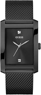 GUESS Clyde Analog Watch for Men with Rectangle Dial & Water Resistant Man's Wrist Watches