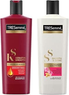 TRESemme Smooth & Shine Conditioner 335 ml, & TRESemme Keratin Smooth Shampoo 340 ml,