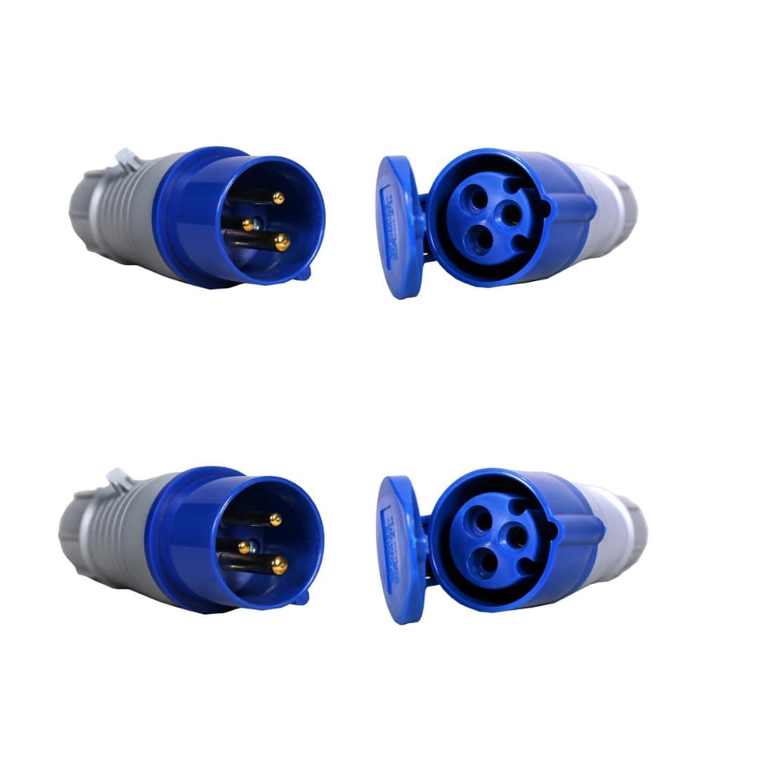DECENT AIR SYSTEM® IEC60309-2 32A 3pin 220V-250V 50/60Hz 3P 6h IP44 CE Industrial Plug And Socket Wire Connector (2)
